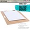 23" x 26" Artist Sketch Tote Board - Lightweight Hardboard Drawing Board with Handle, Clip & Rubber Band for Art, Sketching, Travel, Studio